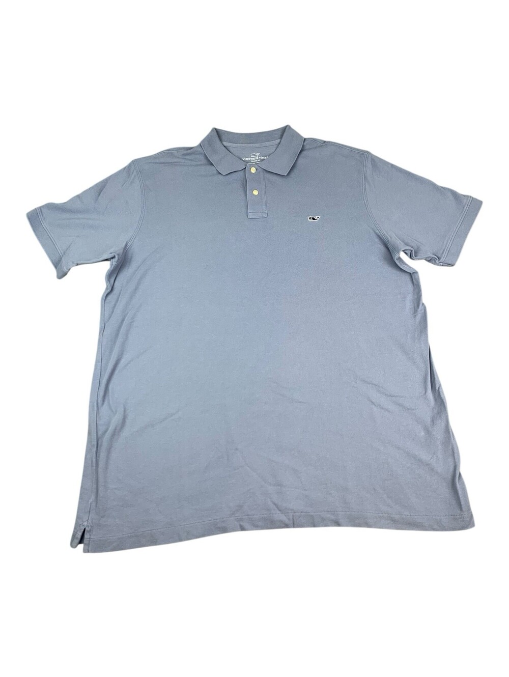 Vineyard Vines Polo Shirt, Classic Fit, Powdered Blue, 100% Cotton, Men’s Large